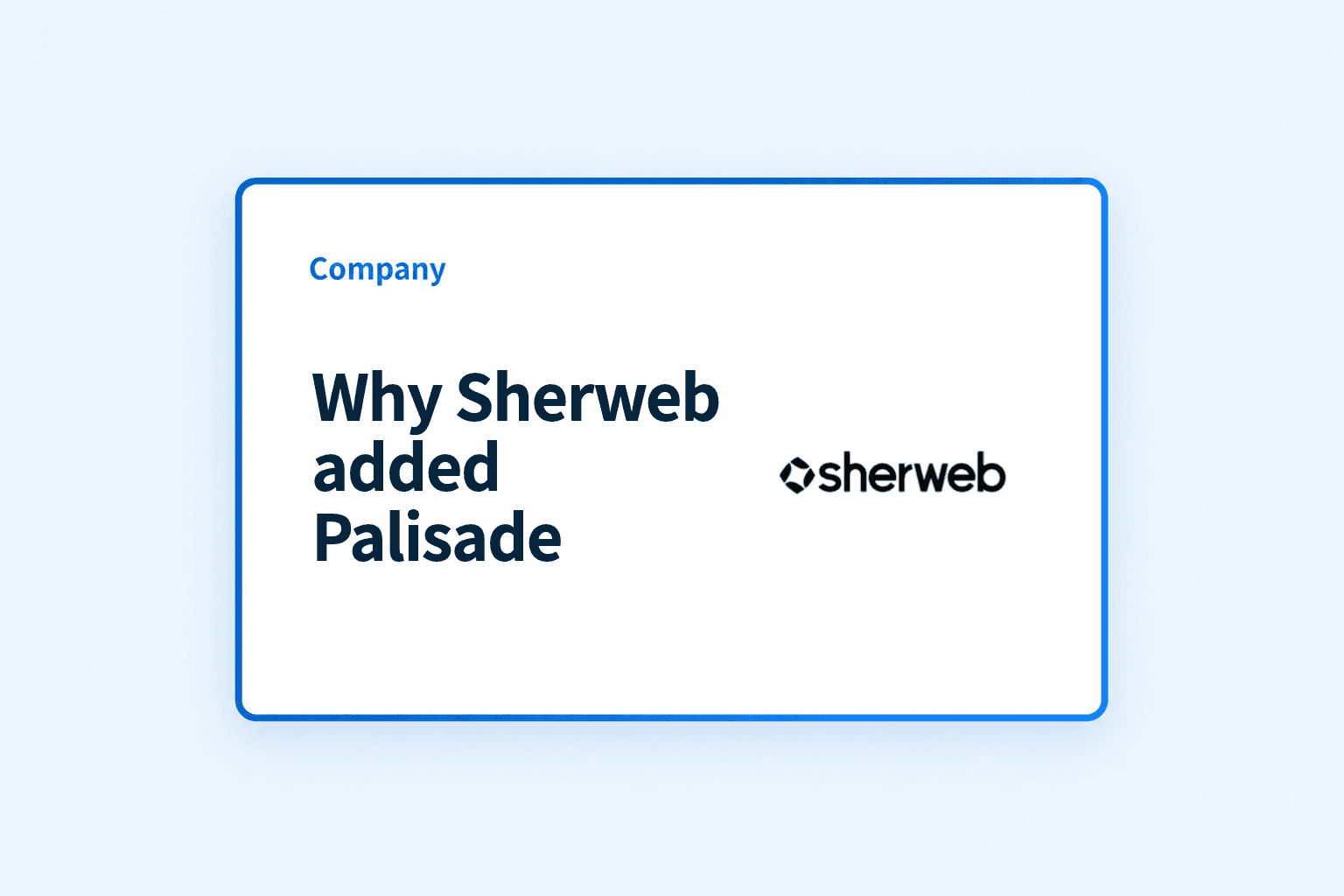 Why Sherweb added Palisade to its marketplace for MSPs