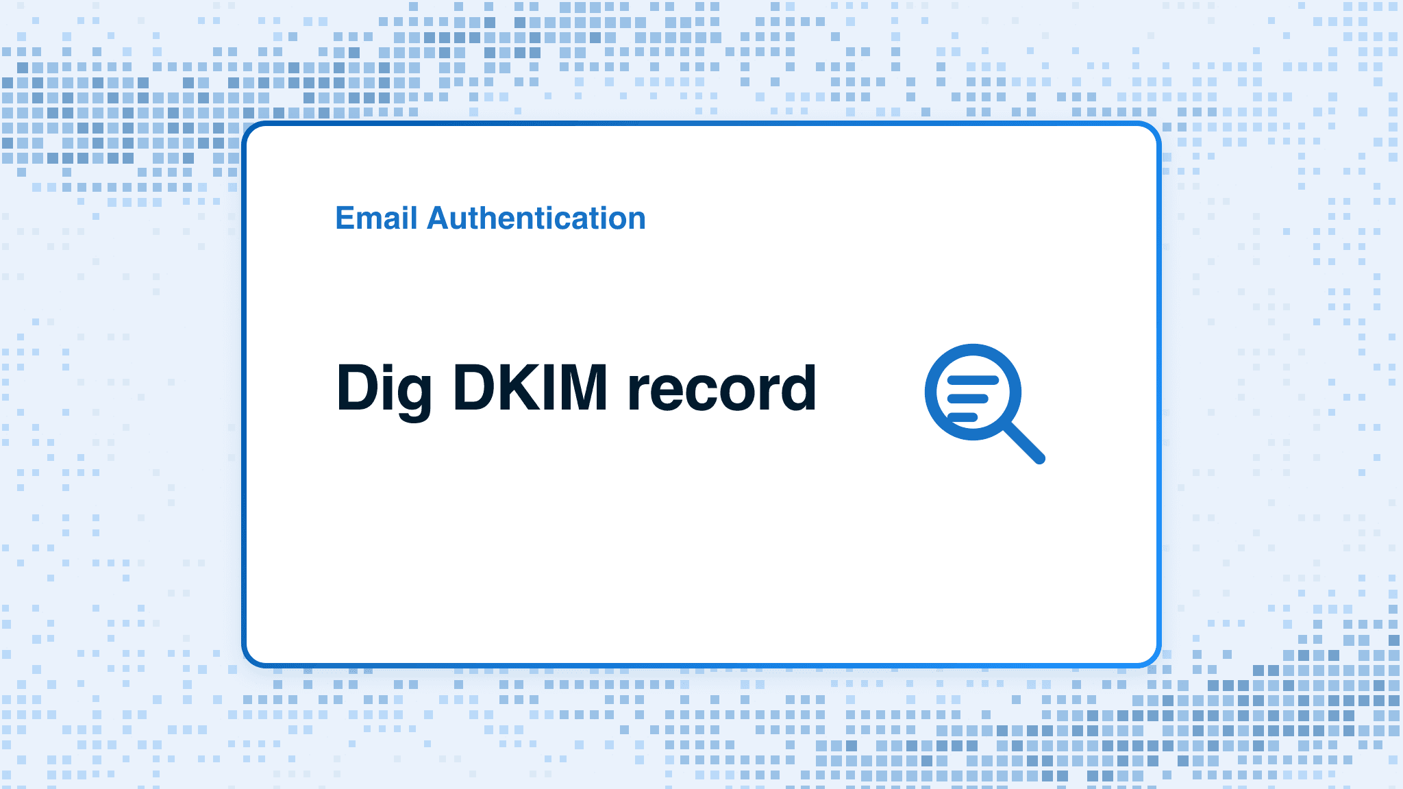 Dig DKIM record