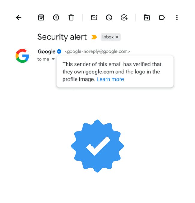 How do I get a Blue Gmail Checkmark?