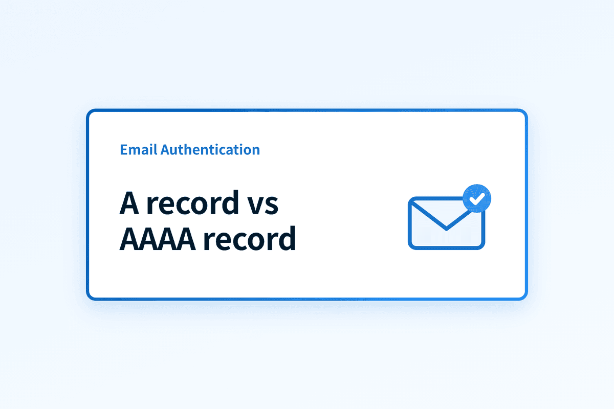 A record vs AAAA record: what's the difference?
