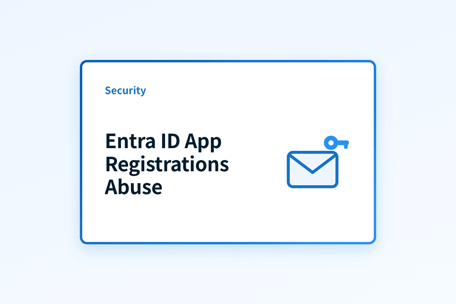 How are Entra ID app registrations abused for persistence?