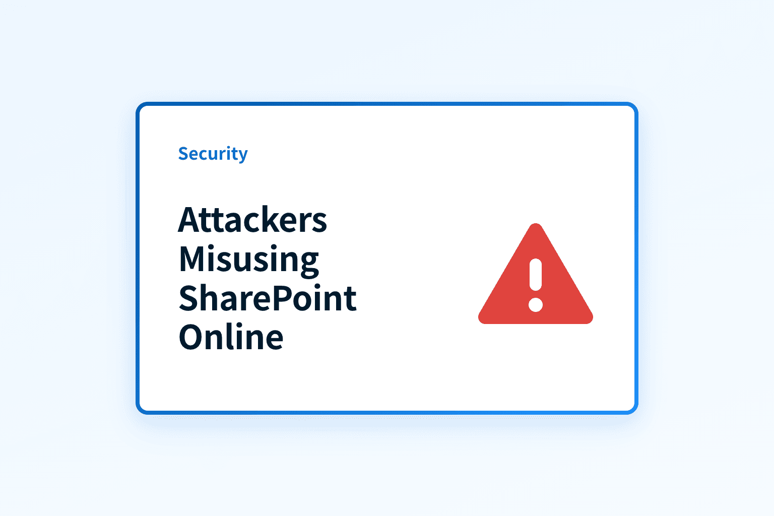 How do attackers misuse SharePoint Online?