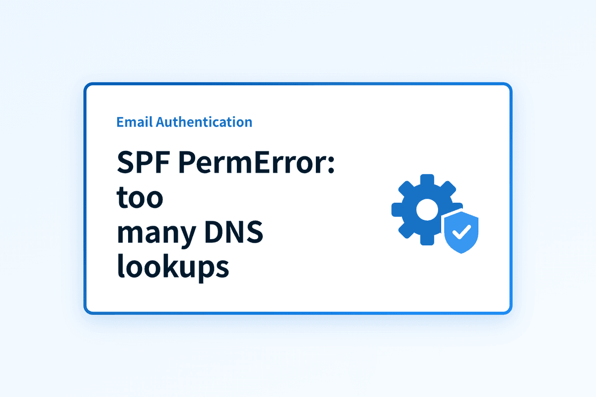 How do I fix SPF PermError: too many DNS lookups?