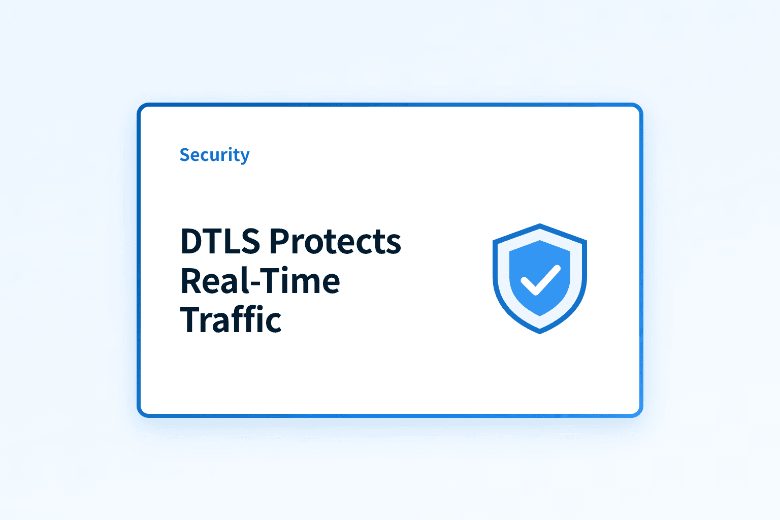 How does DTLS protect real‑time network traffic?