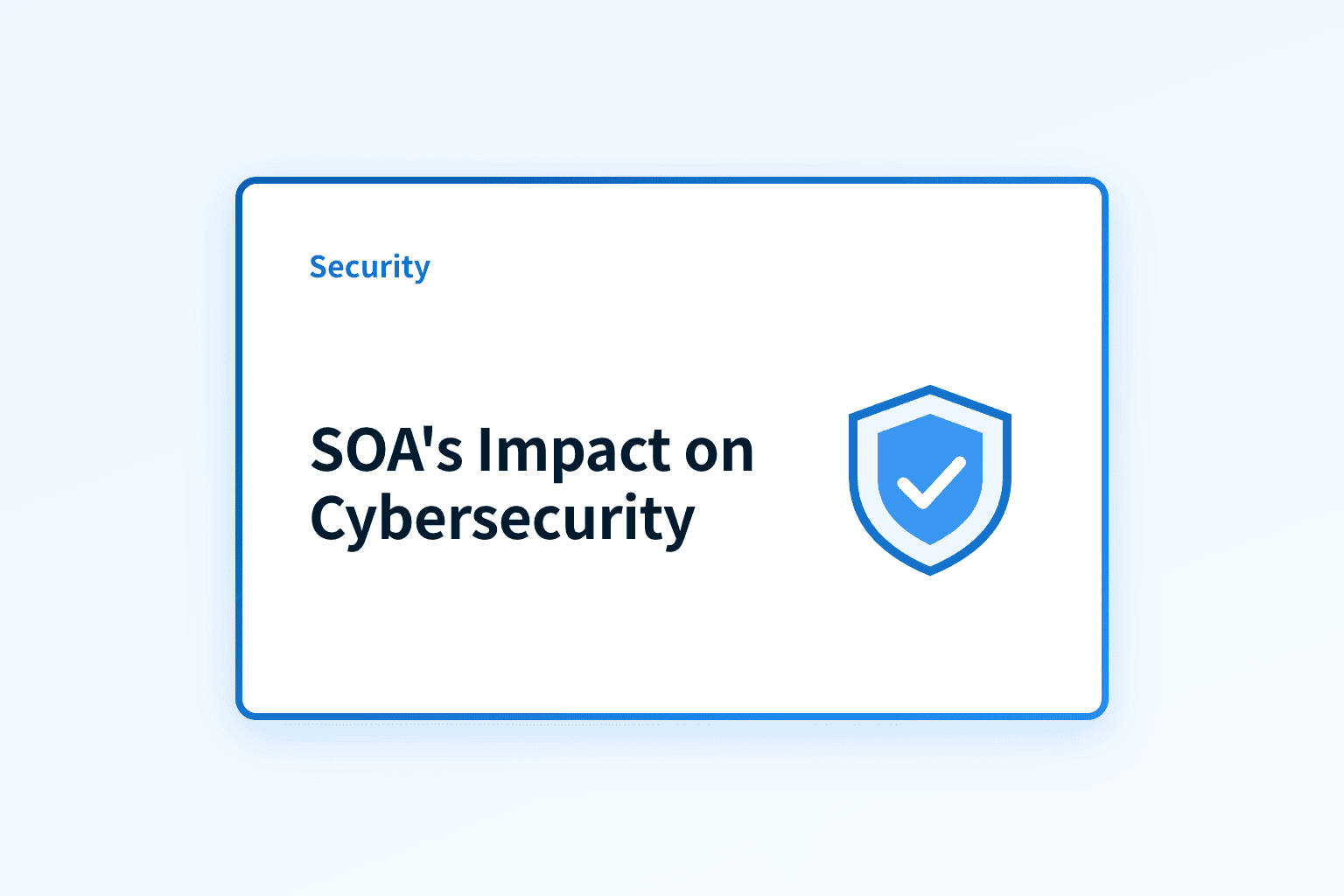 How does SOA influence cybersecurity in modern enterprises?
