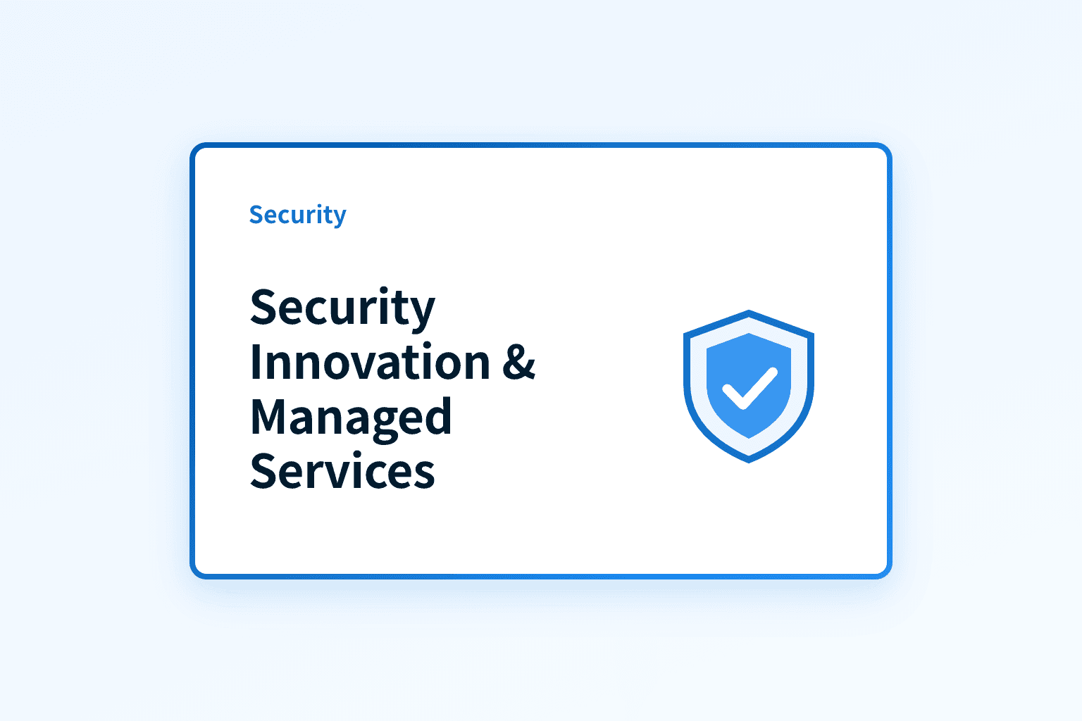 How is security innovation reshaping managed security services?