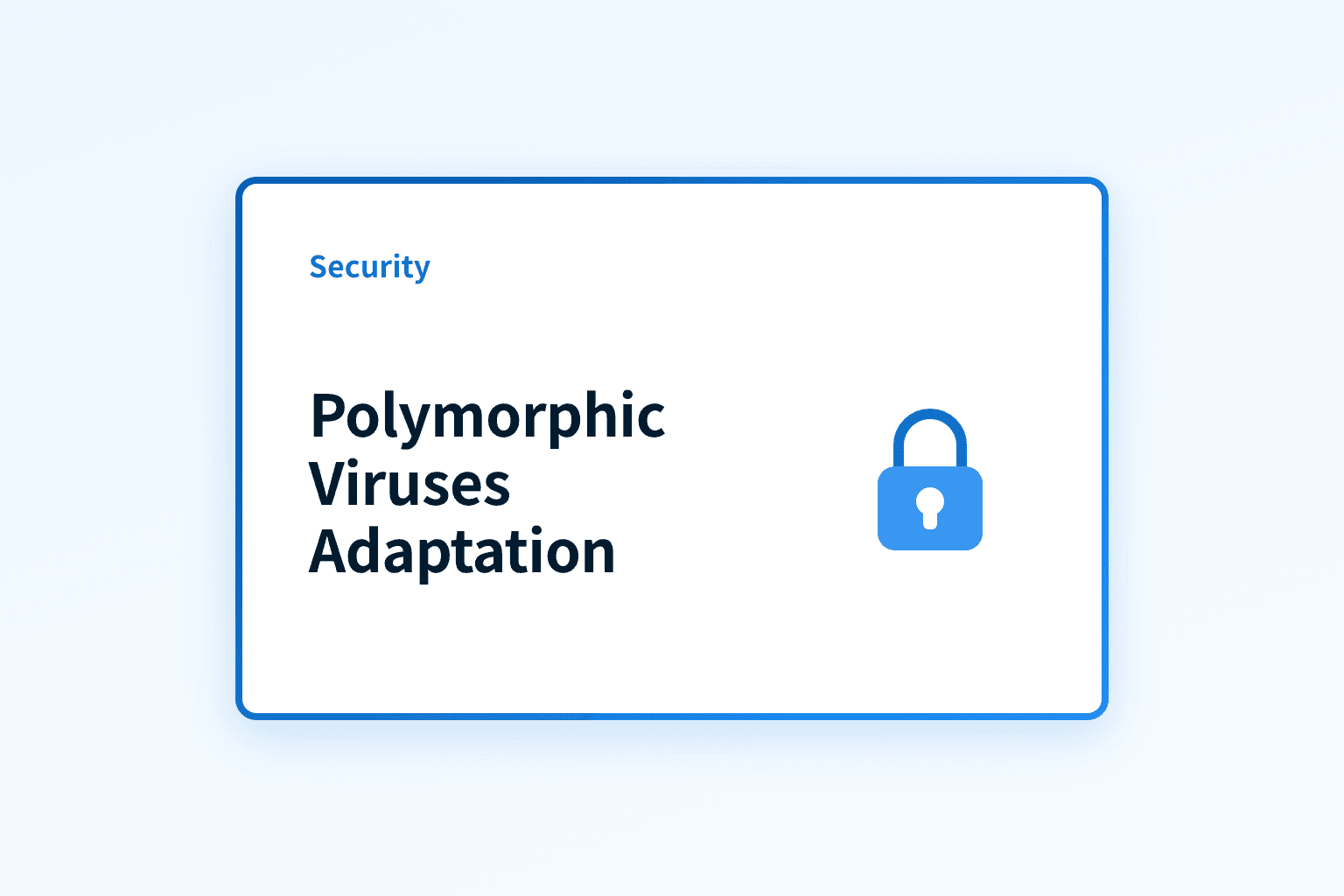 How do polymorphic viruses change to avoid detection?