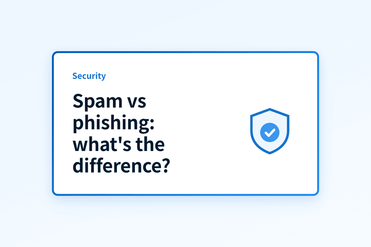 Spam vs phishing: what's the difference?