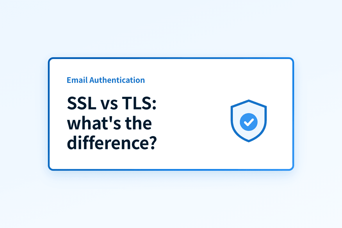 SSL vs TLS: what's the difference for email?