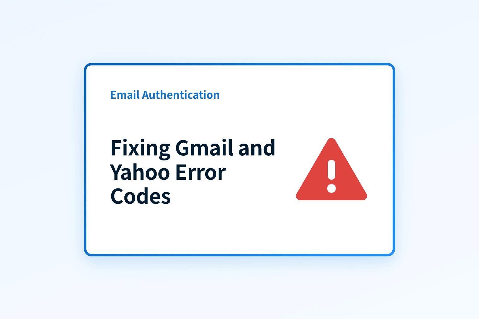 What are Gmail and Yahoo error codes and how can I fix them?