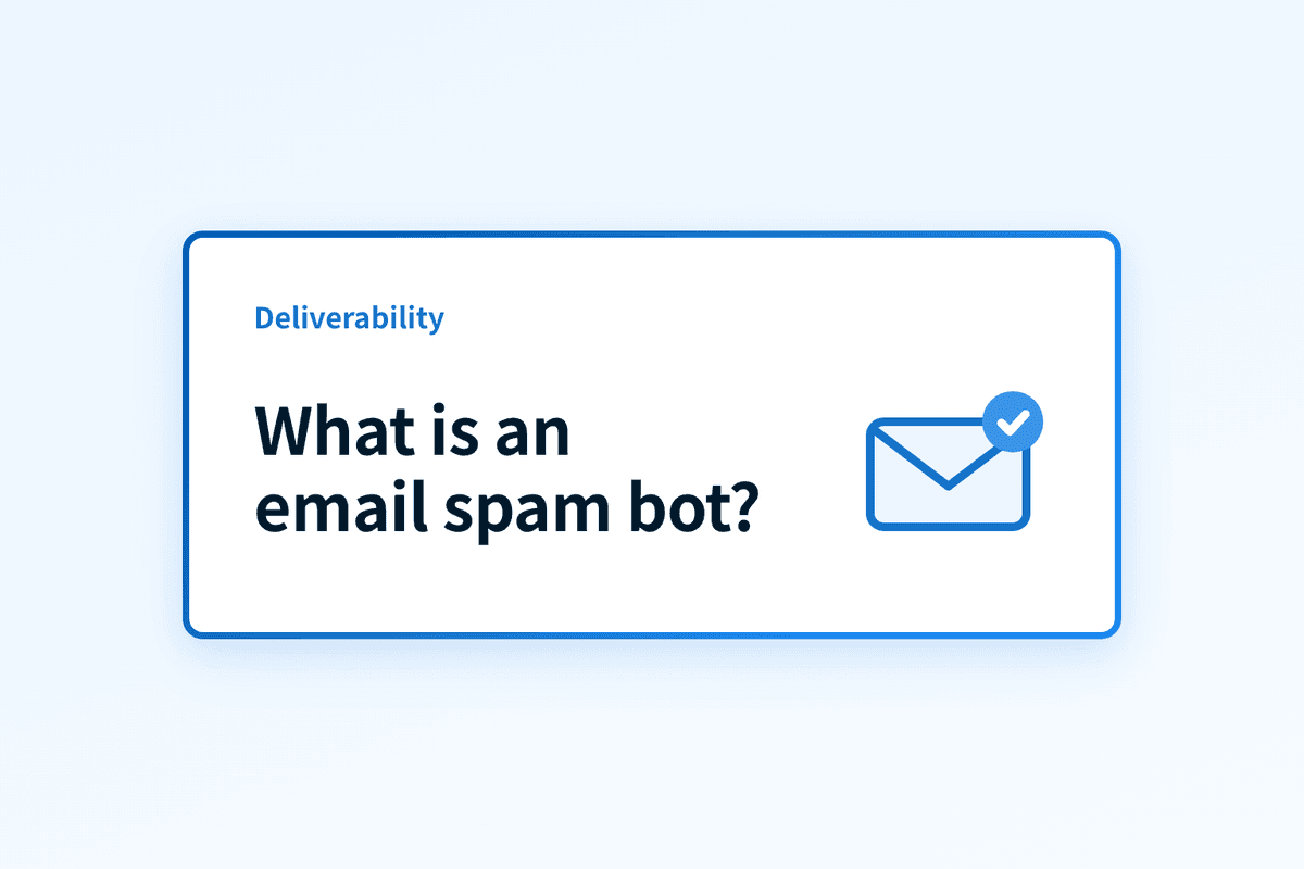 What is an email spam bot and how do you stop one?