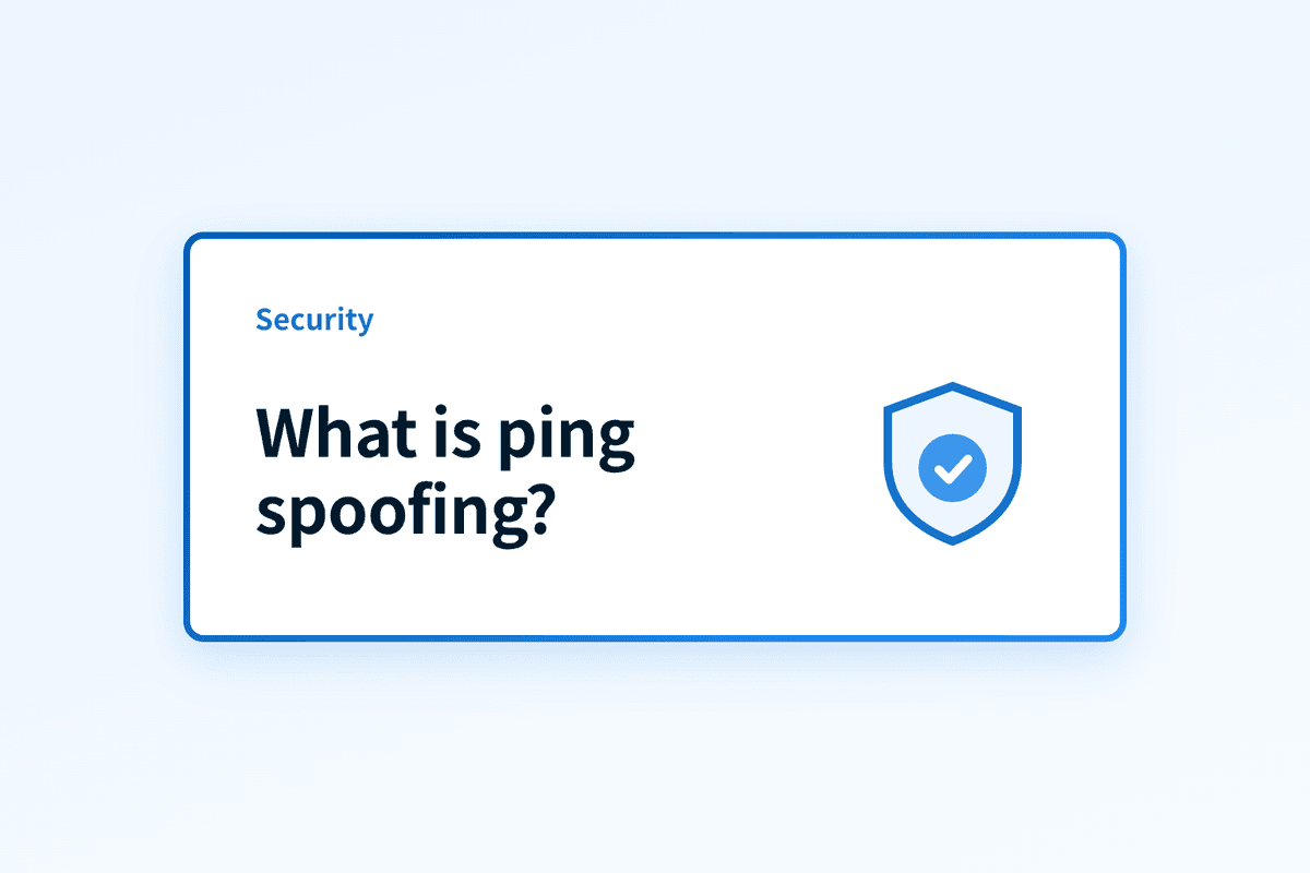 What is ping spoofing and does it matter?