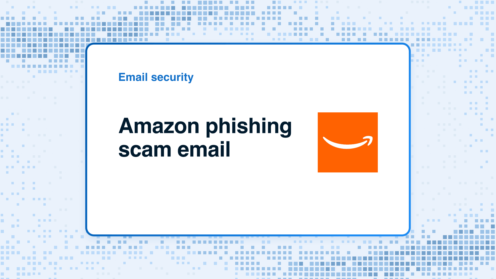 Amazon phishing scam email