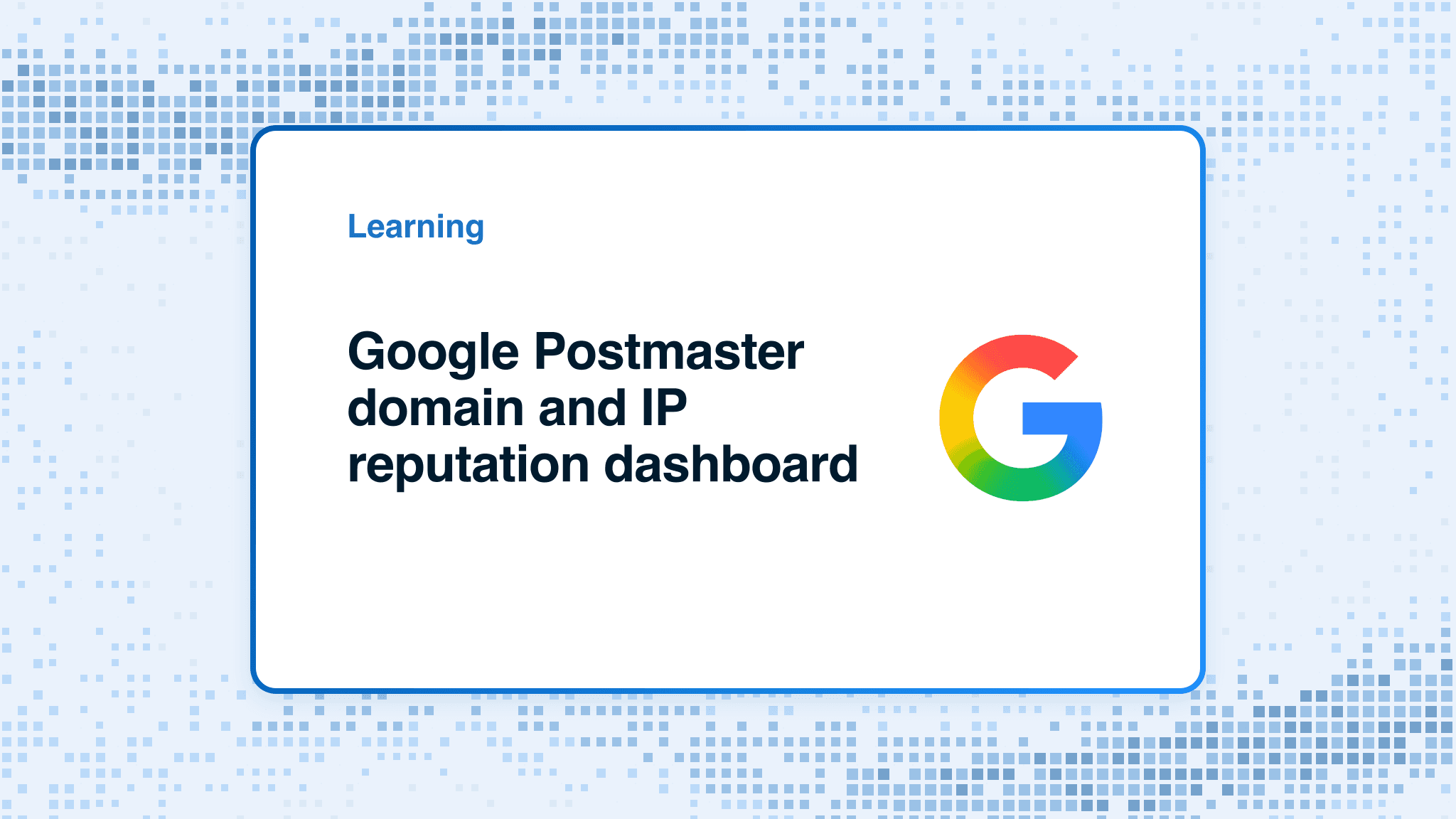 Google Postmaster domain and IP reputation dashboard