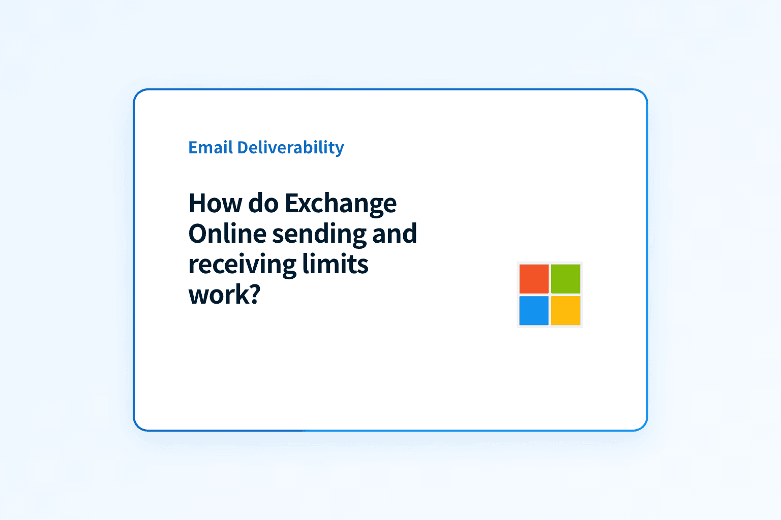 How do Exchange Online sending and receiving limits work?