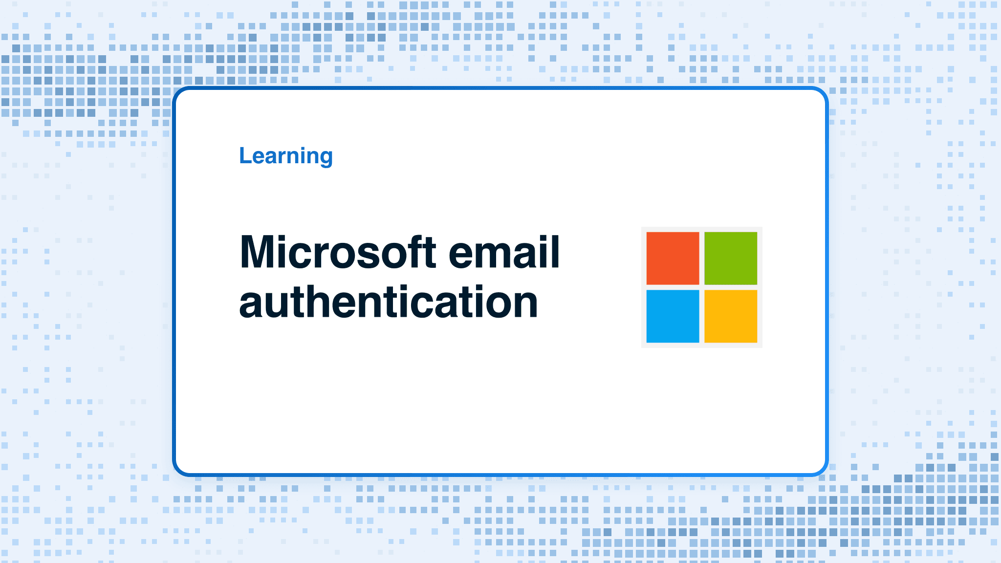 Microsoft email authentication
