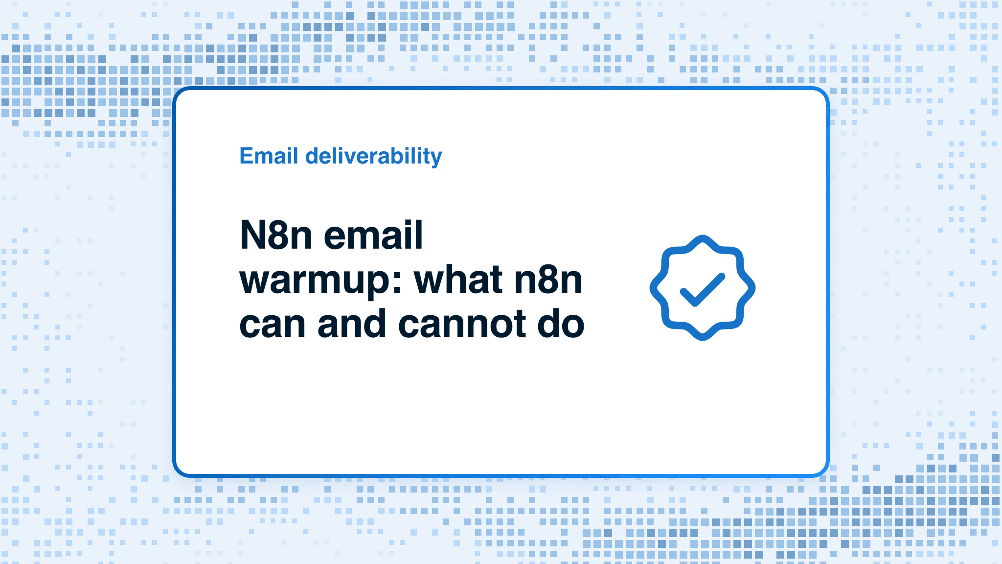 N8n email warmup: what n8n can and cannot do