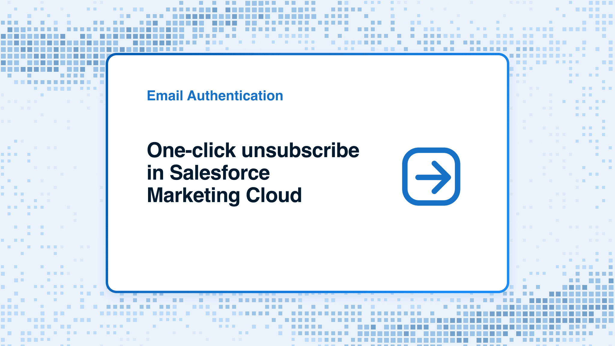One-click unsubscribe in Salesforce Marketing Cloud