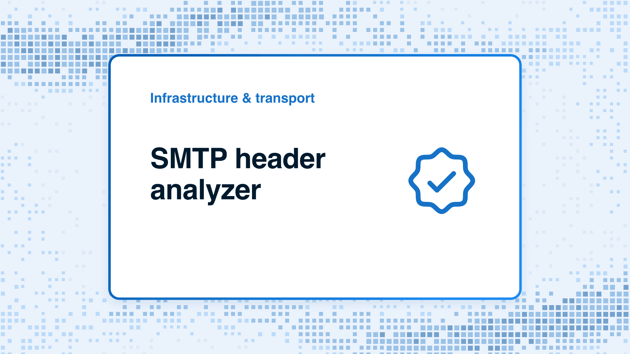 SMTP header analyzer