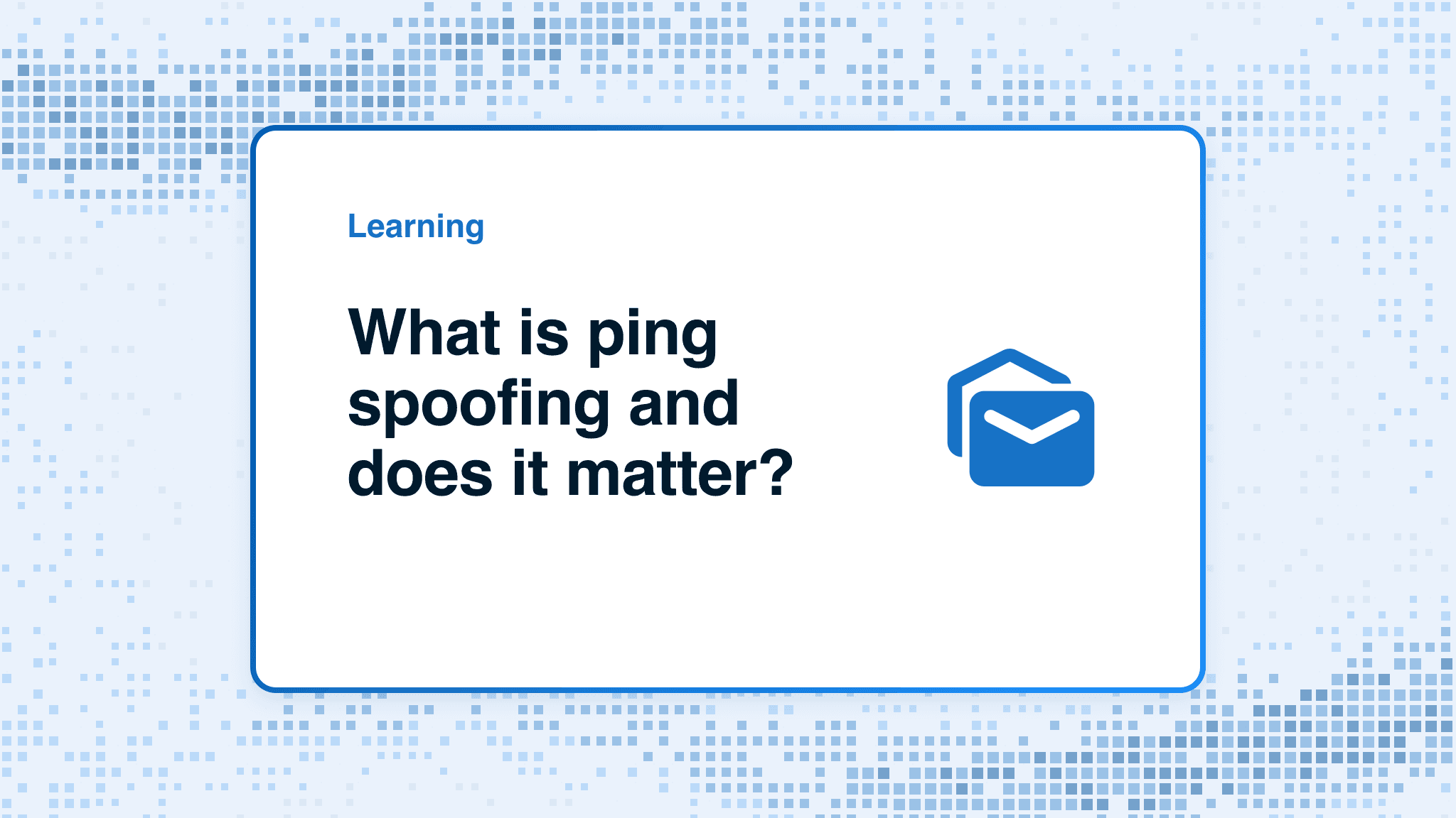 What is ping spoofing and does it matter?