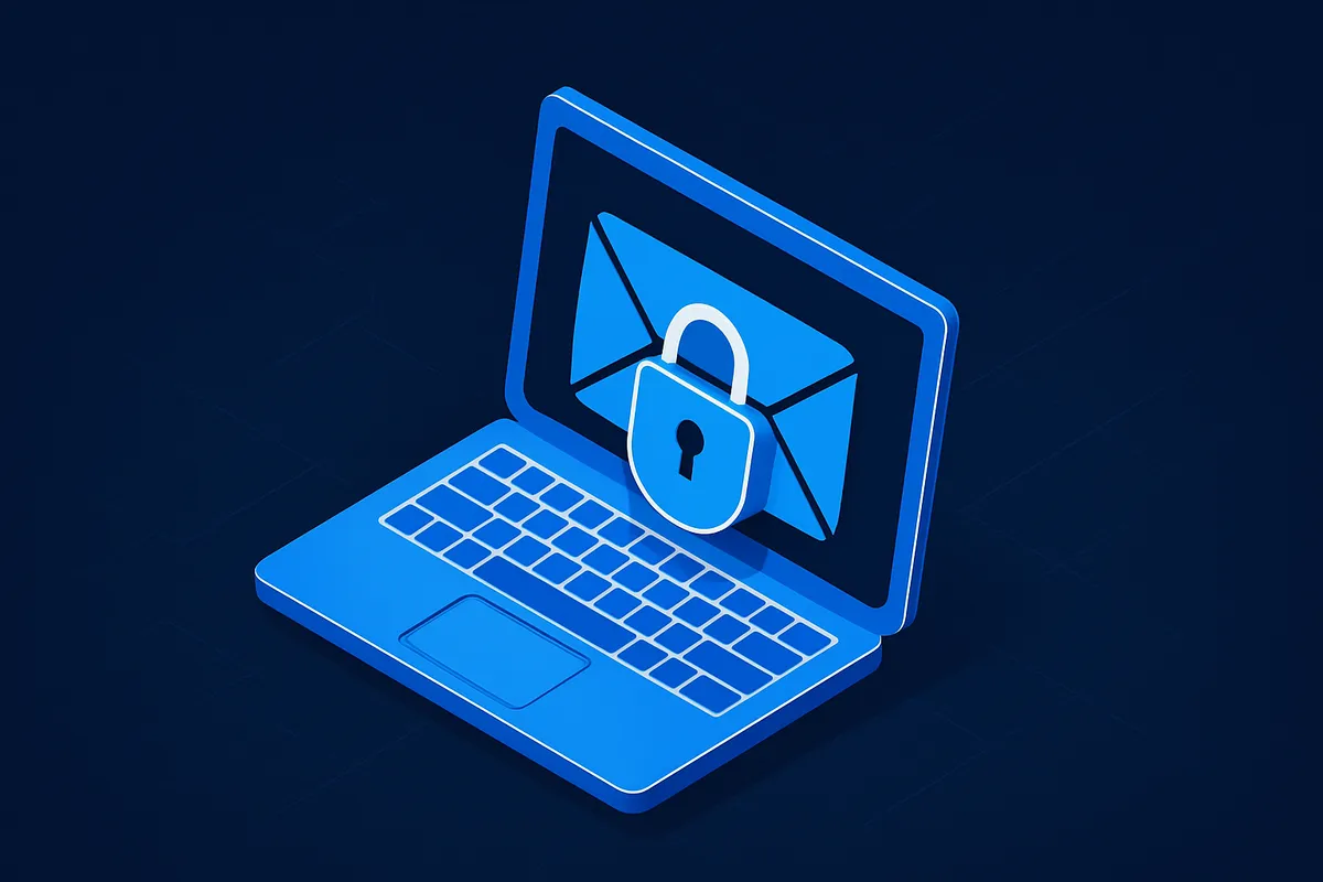 How can I send secure email using Outlook?