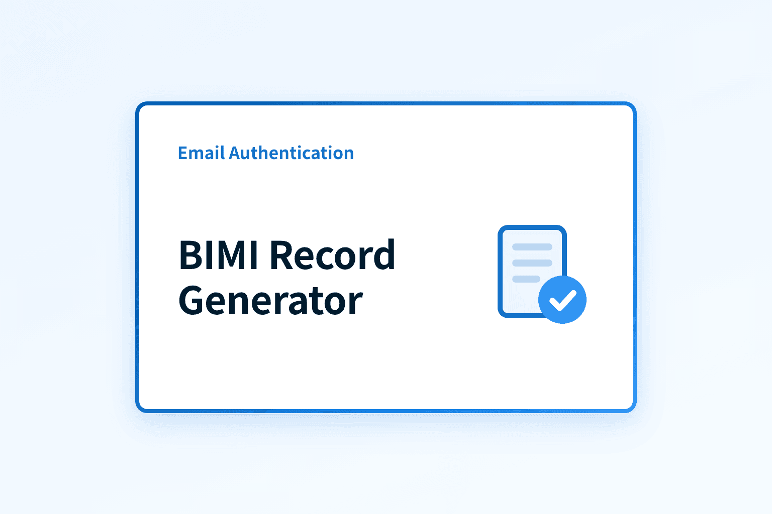BIMI Record Generator