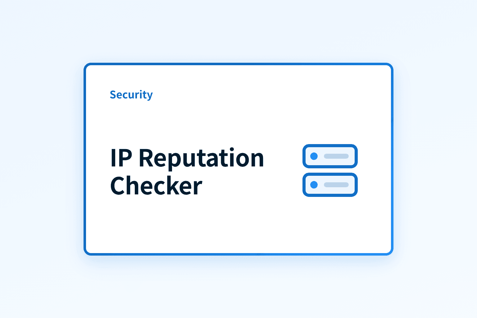 IP Reputation Checker