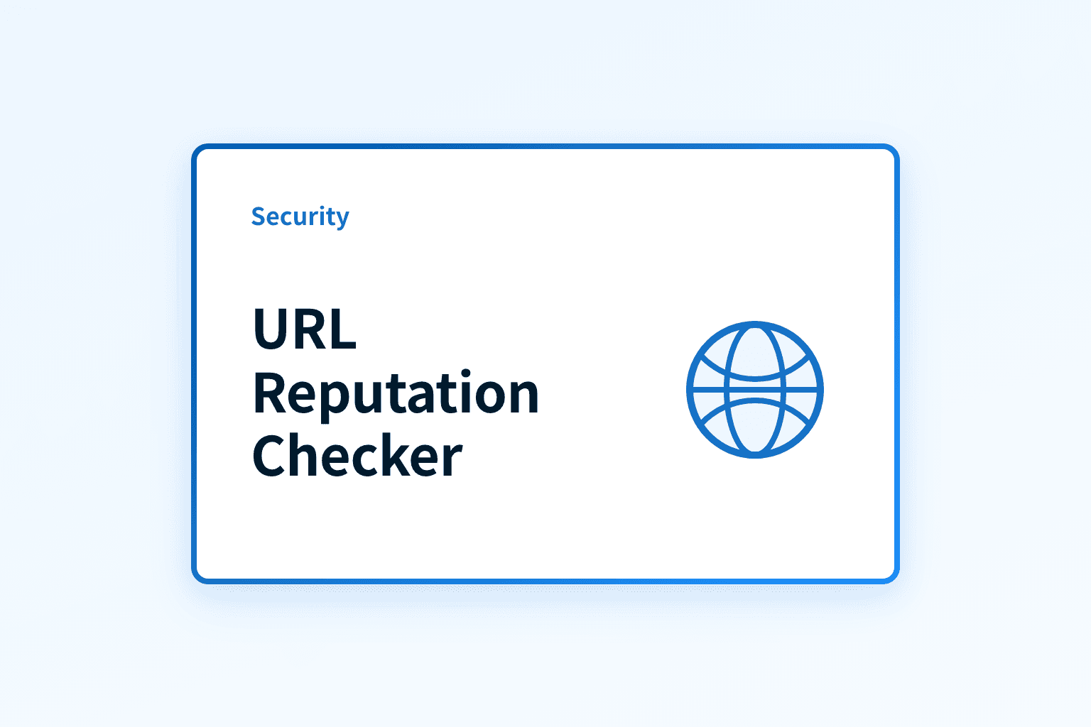 URL Reputation Checker