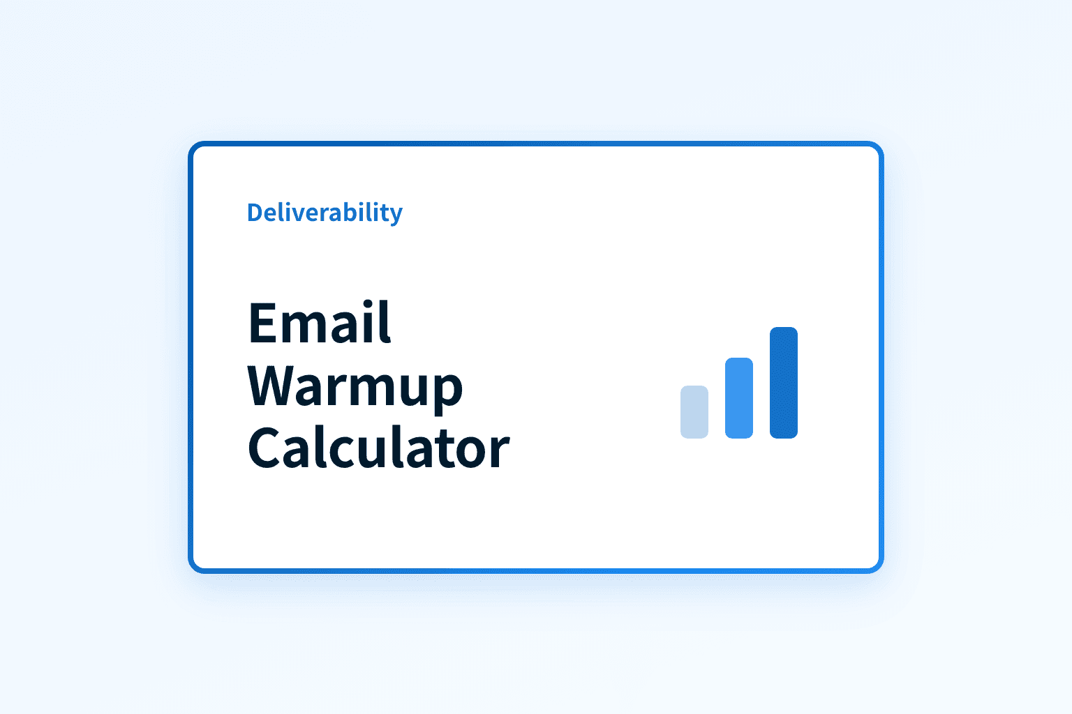Email Warmup Calculator