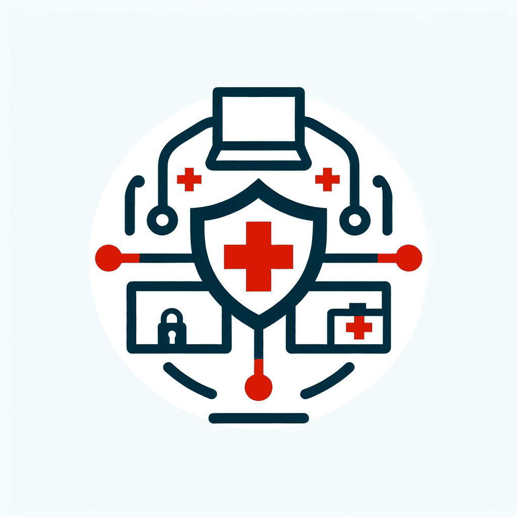HIPAA cybersecurity illustration