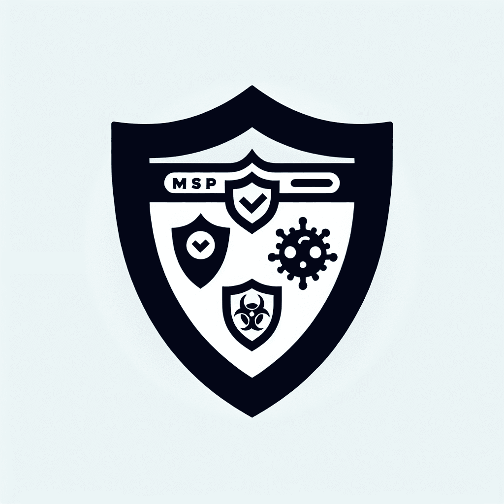 MSP malware defense illustration