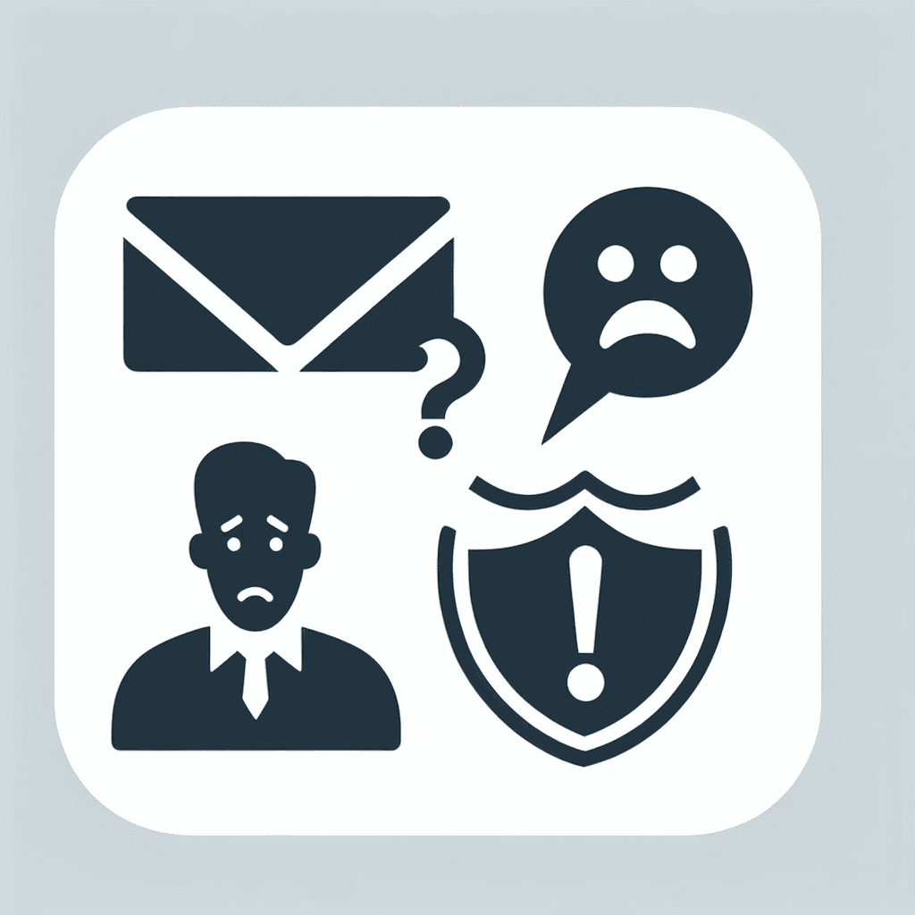 Email threats illustration