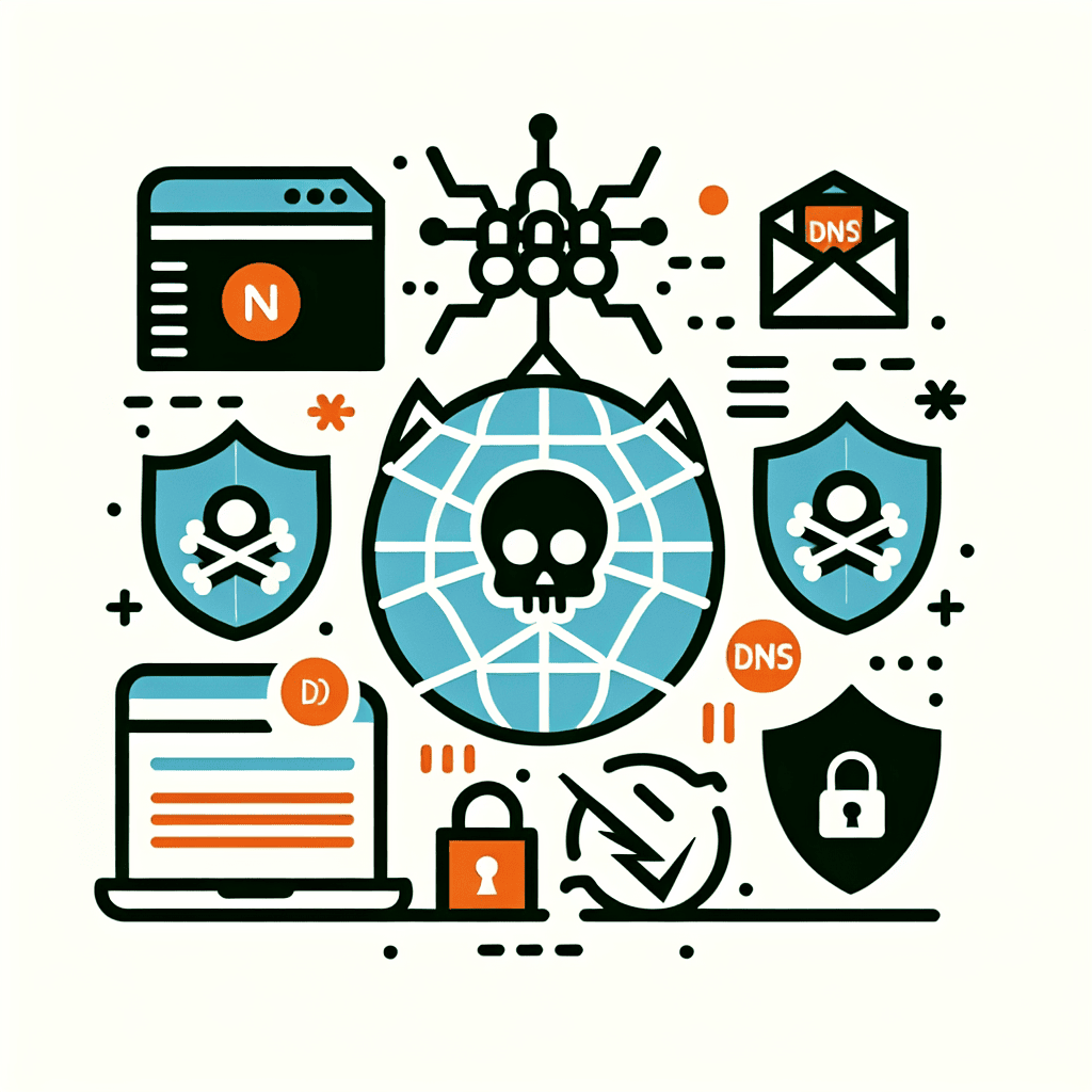 DNS poisoning illustration