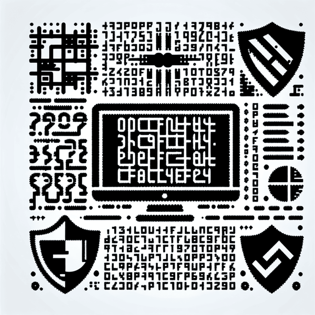 Illustration of CAPTCHA concept
