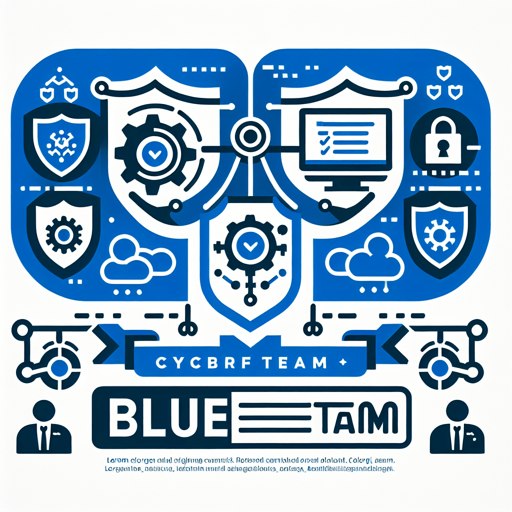 Blue team illustration