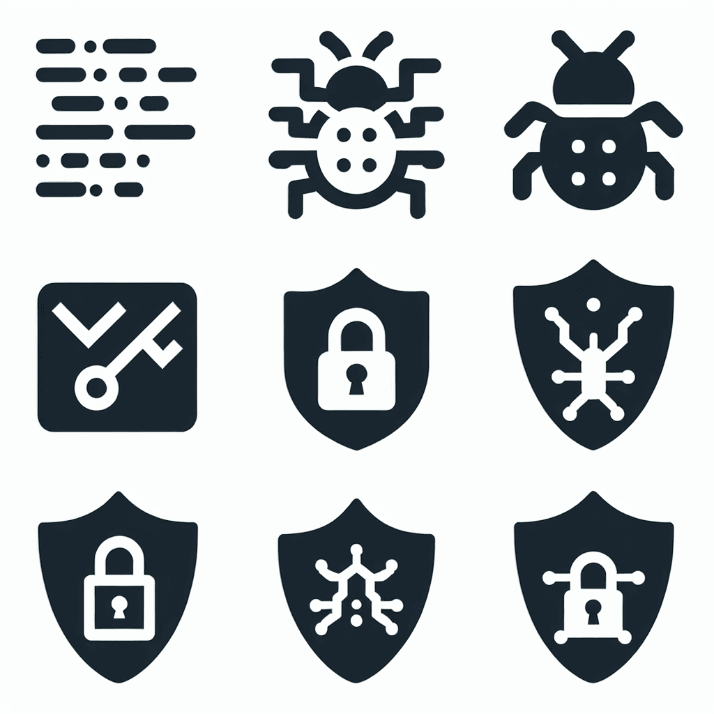 Debug symbols illustration