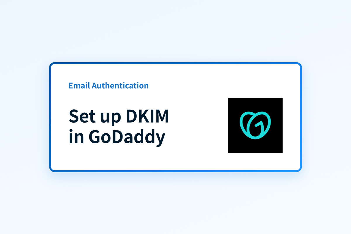 Set up DKIM for GoDaddy