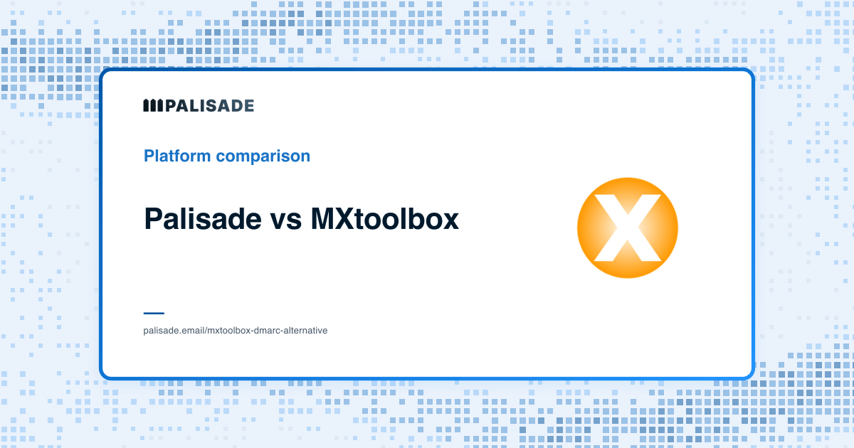 Palisade vs MXtoolbox