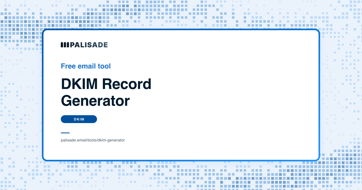 DKIM Record Generator