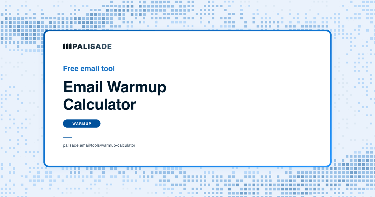 Email Warmup Calculator